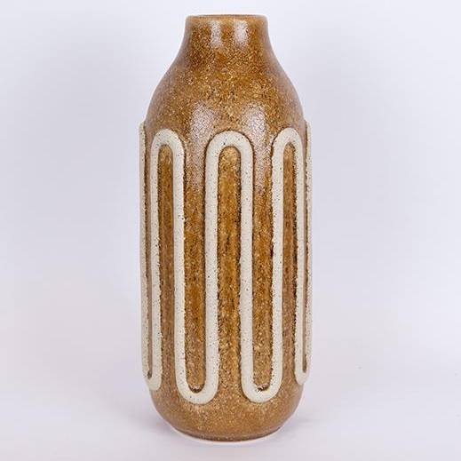 Keraminė vaza 39x16,3 cm ruda