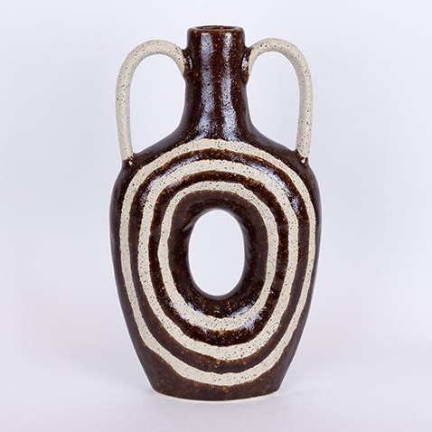 Keraminė vaza 39x21,8 ruda