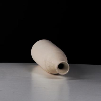 Keraminė vaza, 46 cm, balta