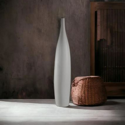 Keraminė vaza, 70 cm, balta