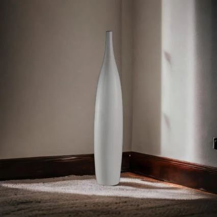 Keraminė vaza, 70 cm, balta