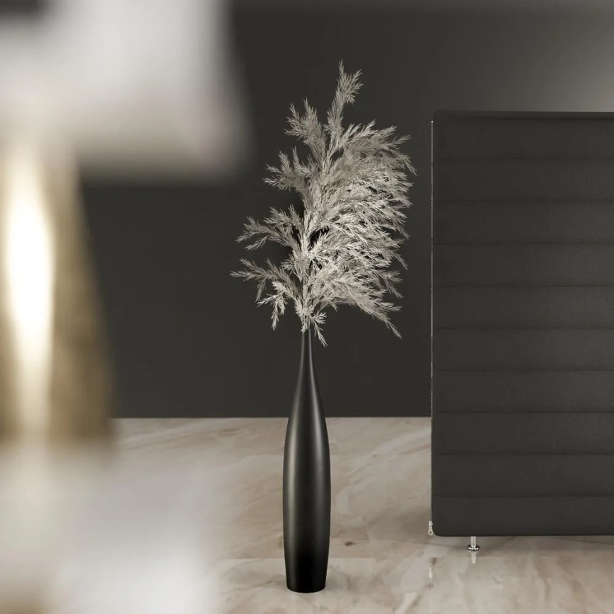 Keraminė vaza 70 cm matinė juoda