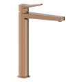 KFA Armatura 4522-712-34 - Praustuvo maišytuvas su išleidimo ventiliu MALAGA 30,3 cm rožinio aukso