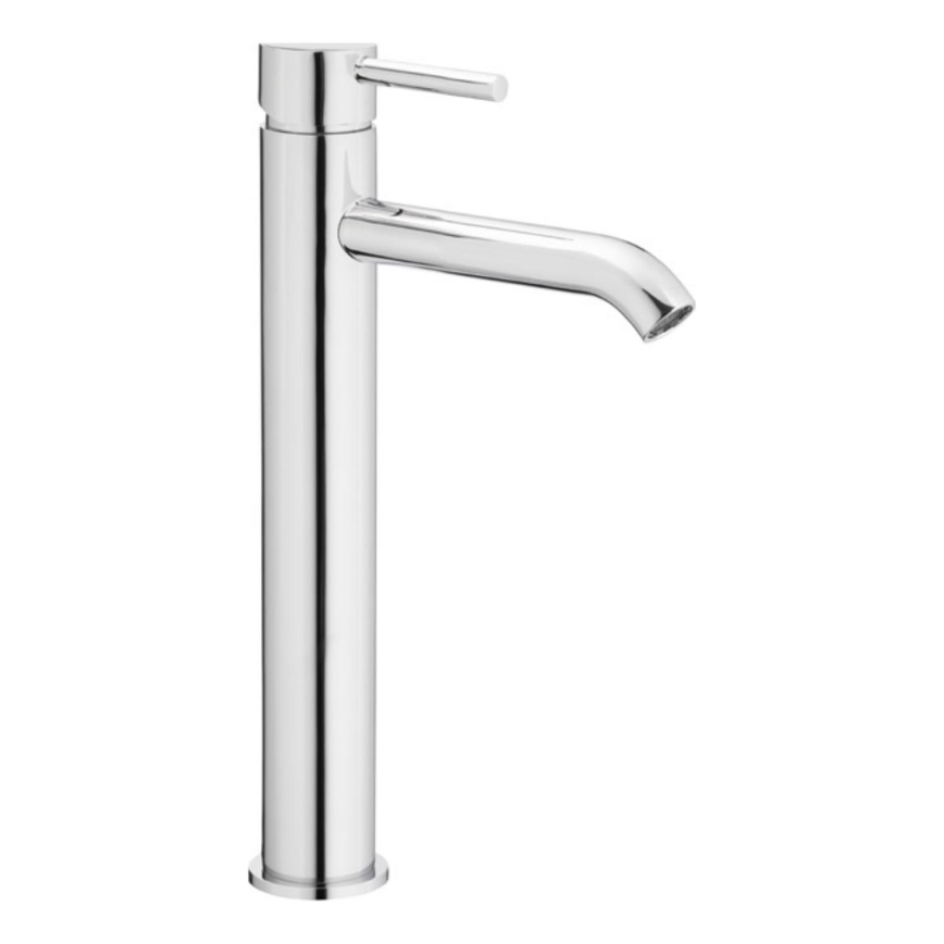 KFA Armatura 5032-612-00 - Praustuvo čiaupas + kriauklės nuotekų sistema su pertekliumi MOZA 33 cm blizgus chromas