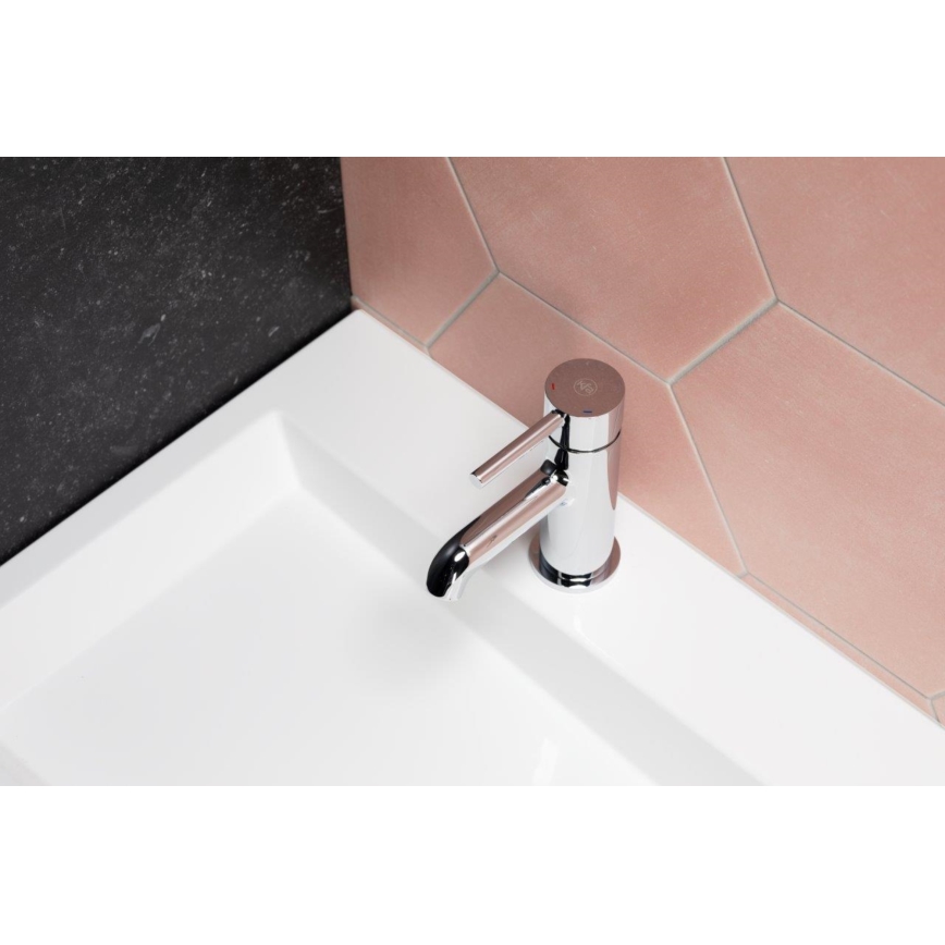KFA Armatura 5032-815-00 - Praustuvo čiaupas + kriauklės nuotekų sistema su pertekliumi MOZA 15,2 cm blizgus chromas