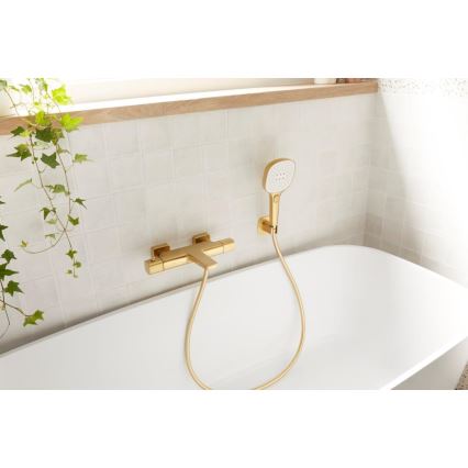 KFA Armatura 5754-010-31 - Termostatinis vonios maišytuvas MALAGA šlifuoto aukso