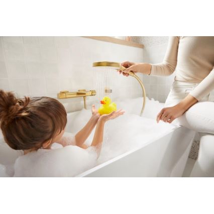 KFA Armatura 5754-010-31 - Termostatinis vonios maišytuvas MALAGA šlifuoto aukso