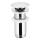 KFA Armatura 660-253-00 - Kriauklės nuotekų sistema be perviršio CLICK-CLACK diametras 6,6 cm blizgus chromas