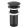 KFA Armatura 660-253-81 - Kriauklės nuotekų sistema be perviršio CLICK-CLACK diametras 6,6 cm žalvaris/matinė juoda