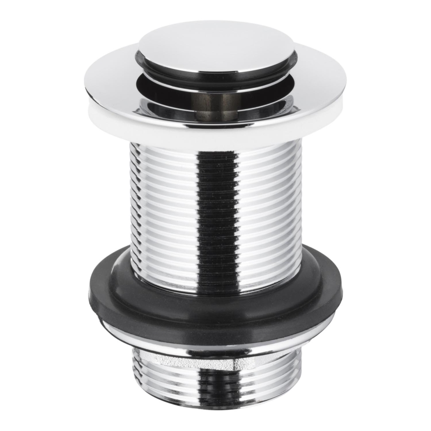 KFA Armatura 660-353-00 - Kriauklės nuotekų sistema be perviršio CLICK-CLACK diametras 6,2 cm blizgus chromas