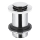 KFA Armatura 660-353-00 - Kriauklės nuotekų sistema be perviršio CLICK-CLACK diametras 6,2 cm blizgus chromas