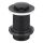 KFA Armatura 660-353-81 - Kriauklės nuotekų sistema be perviršio CLICK-CLACK diametras 6,2 cm žalvaris/matinė juoda