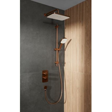 KFA Armatura 841-352-34 - dušo rinkinys MALAGA, rožinio aukso