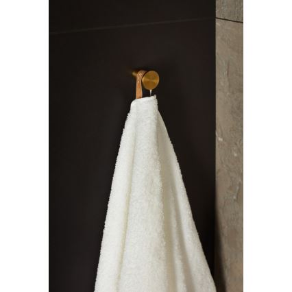 KFA Armatura 864-020-31 - Sieninis kabliukas TOWEL nerūdijantis/grindys auksas