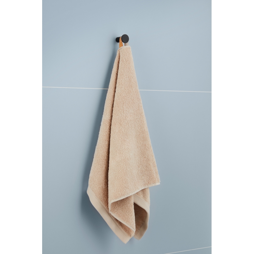 KFA Armatura 864-020-81 - Sieninis kabliukas TOWEL nerūdijantis/matinė juoda
