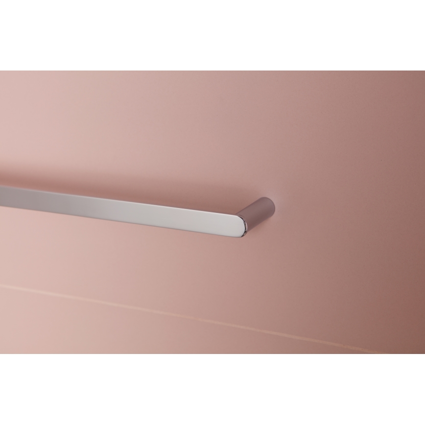 KFA Armatura 864-025-00 - Sieninė rankšluosčių kabykla 24 cm blizgus chromas