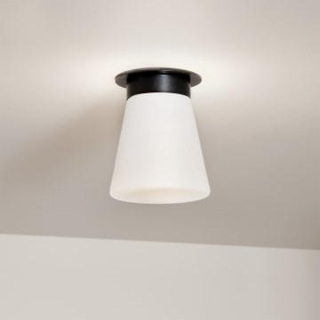 Kichler - ALBERS lubinis šviestuvas, 1xE27/40W/230V, skersmuo 21,6 cm, juodas