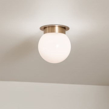 Kichler KL-ALBERS-F-G-CPZ-lubinis šviestuvas ALBERS 1xE27/40W/230V skersmuo 20,3 cm auksinis