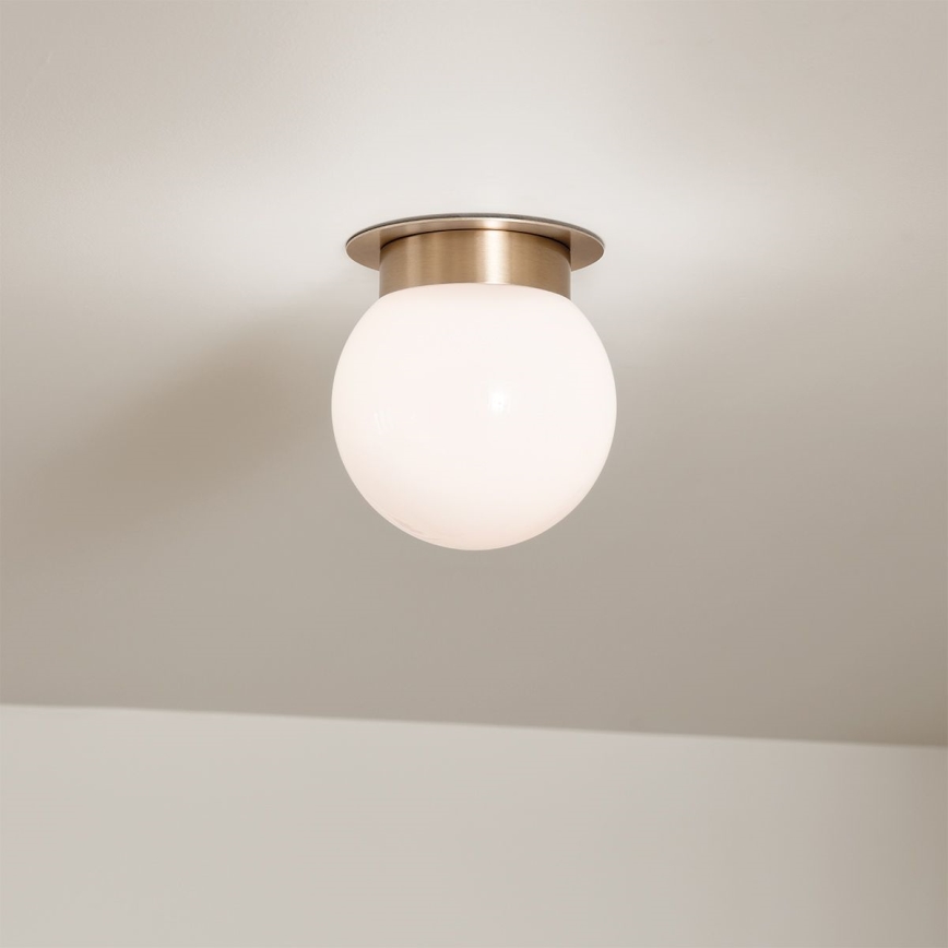 Kichler KL-ALBERS-F-G-CPZ-lubinis šviestuvas ALBERS 1xE27/40W/230V skersmuo 20,3 cm auksinis