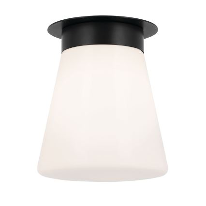 Kichler - ALBERS lubinis šviestuvas, 1xE27/40W/230V, skersmuo 21,6 cm, juodas