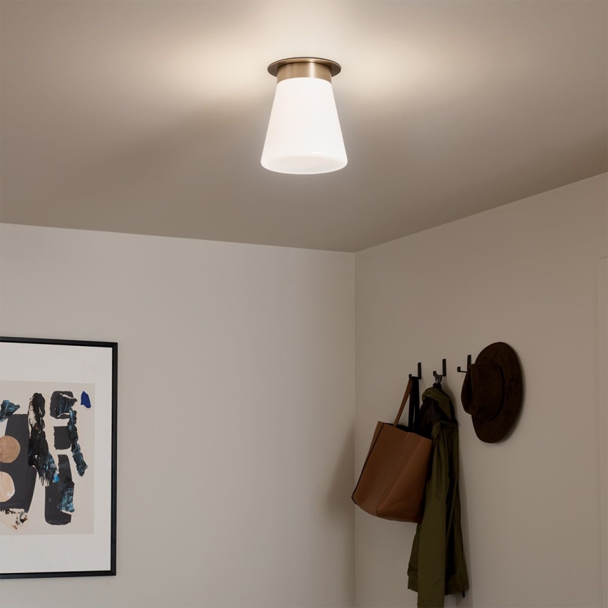 Kichler - Lubinis šviestuvas ALBERS 1xE27/40W/230V skersmuo 21,6 cm bronzinis