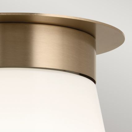 Kichler - Lubinis šviestuvas ALBERS 1xE27/40W/230V skersmuo 21,6 cm bronzinis