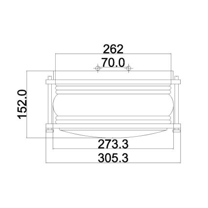 Kichler - Lauko šviestuvas ASHLANDBAY 1xE27/60W/230V IP44 bronzinis