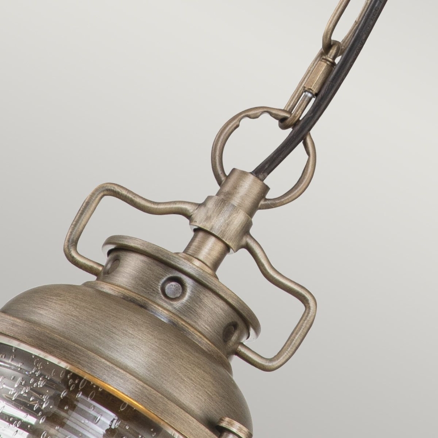 Kichler - Lauko sietynas, kabinamas ant grandinės ASHLAND BAY 1xE27/60W/230V IP44