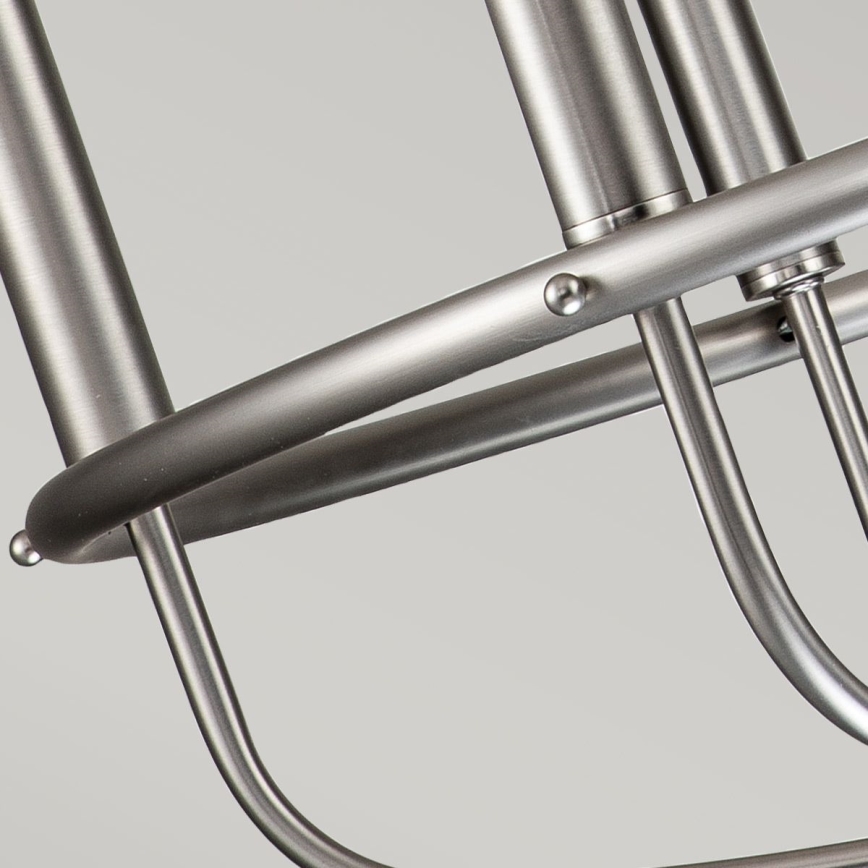 Kichler - Pakabinama liustra ant grandinės CAPITOL HILL 6xE14/40W/230V matinis chromas