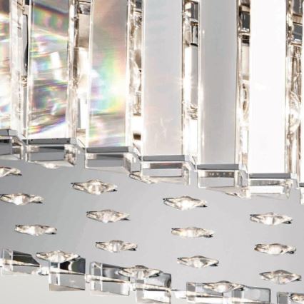 Kichler - LED Vonios pakabinamas sietynas CRYSTAL SKYE 12xG9/3W/230V IP44