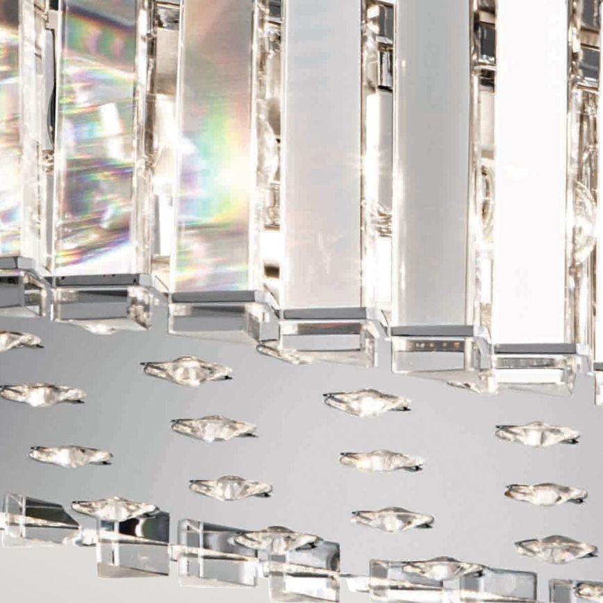 Kichler - LED Vonios pakabinamas sietynas CRYSTAL SKYE 12xG9/3W/230V IP44