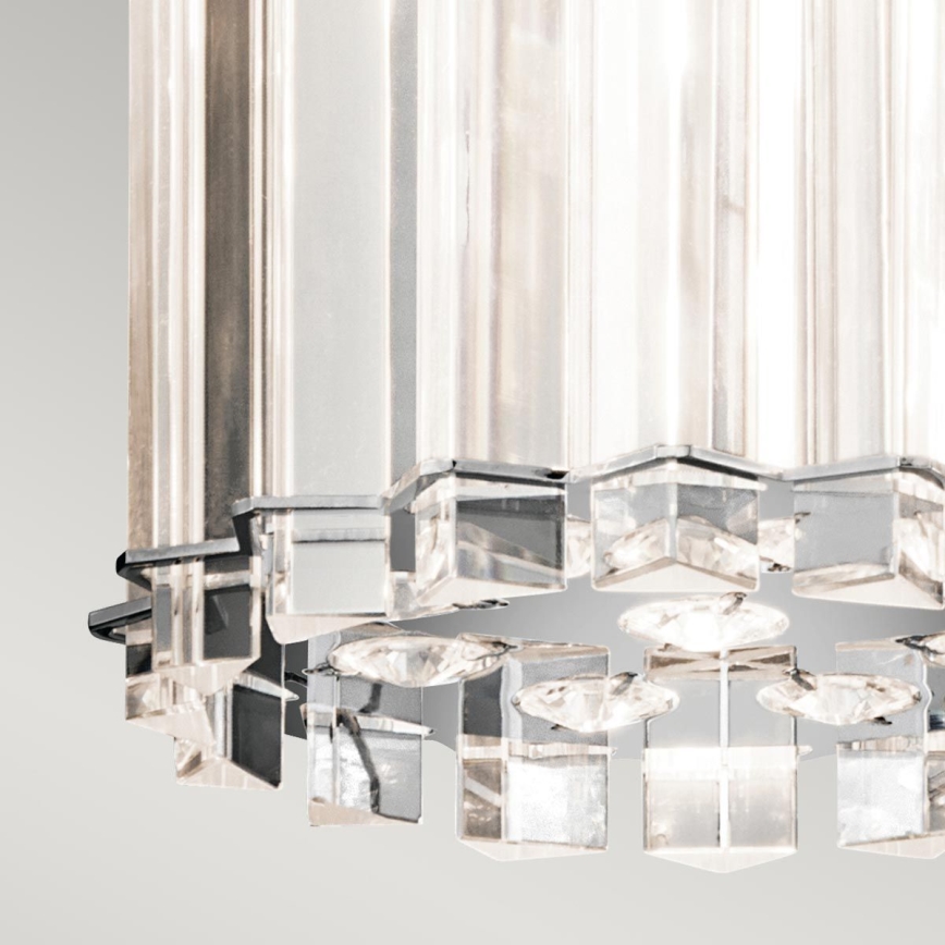 Kichler - LED Vonios pakabinamas sietynas CRYSTAL SKYE 2xG9/3W/230V IP44