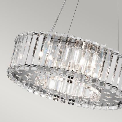 Kichler - LED Vonios pakabinamas sietynas CRYSTAL SKYE 6xG9/3W/230V IP44
