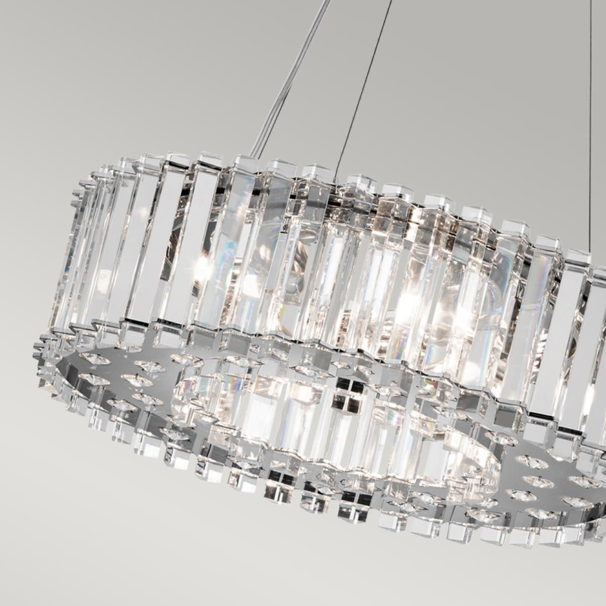 Kichler - LED Vonios pakabinamas sietynas CRYSTAL SKYE 6xG9/3W/230V IP44