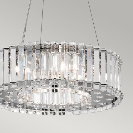 Kichler - LED Vonios pakabinamas sietynas CRYSTAL SKYE 6xG9/3W/230V IP44