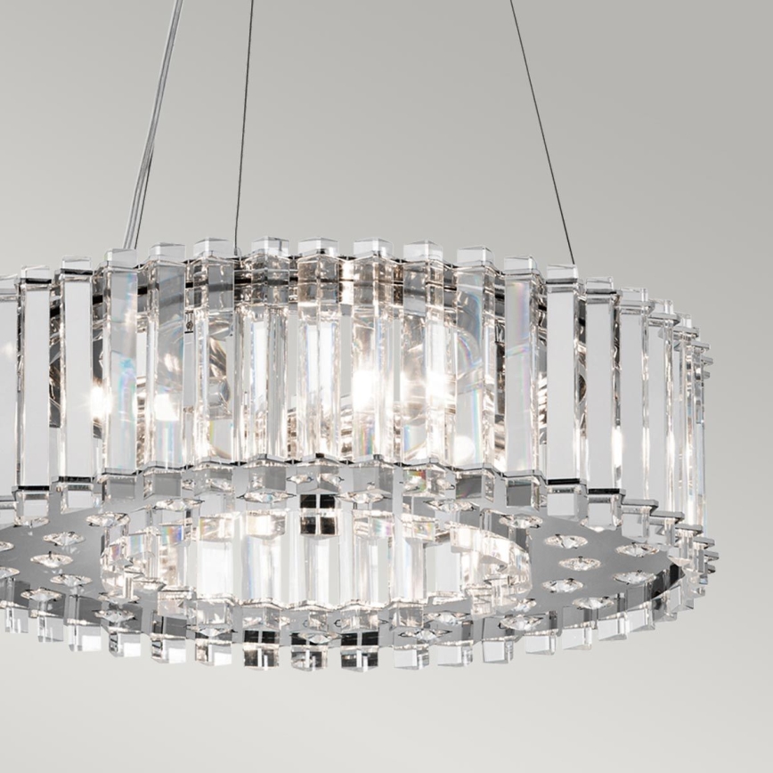 Kichler - LED Vonios pakabinamas sietynas CRYSTAL SKYE 6xG9/3W/230V IP44