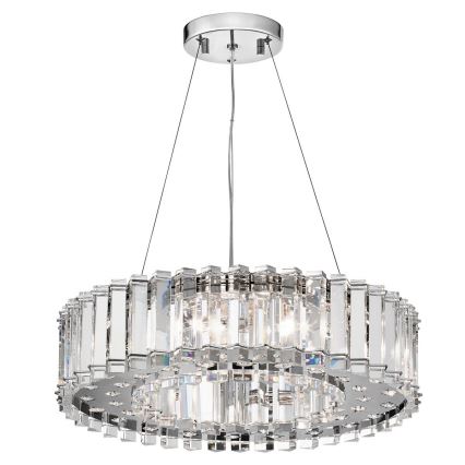Kichler - LED Vonios pakabinamas sietynas CRYSTAL SKYE 8xG9/3W/230V IP44