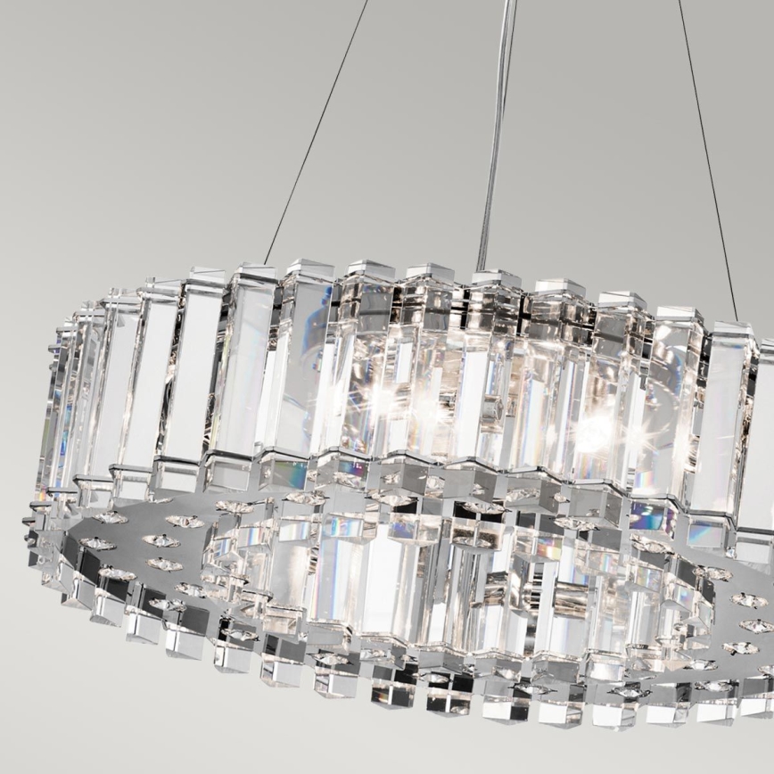 Kichler - LED Vonios pakabinamas sietynas CRYSTAL SKYE 8xG9/3W/230V IP44