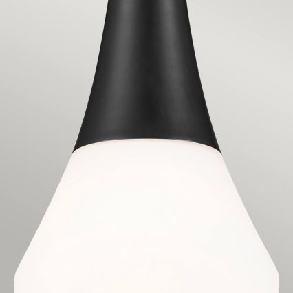 Kichler - Liustra ant strypo DEELA 1xE27/60W/230V skersmuo 17,8 cm juoda