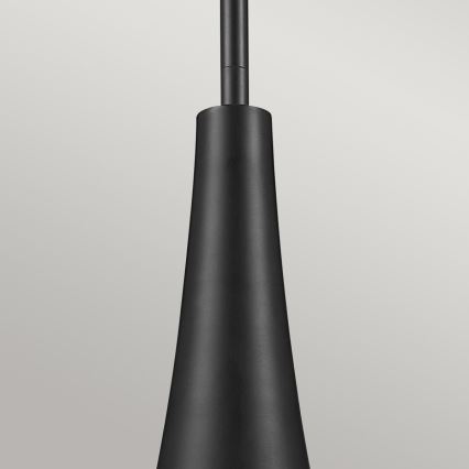 Kichler - Liustra ant strypo DEELA 1xE27/60W/230V skersmuo 17,8 cm juoda