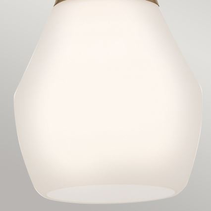 Kichler - Sietynas ant stulpo DEELA 1xE27/60W/230V diametras 17,8 cm žalvaris