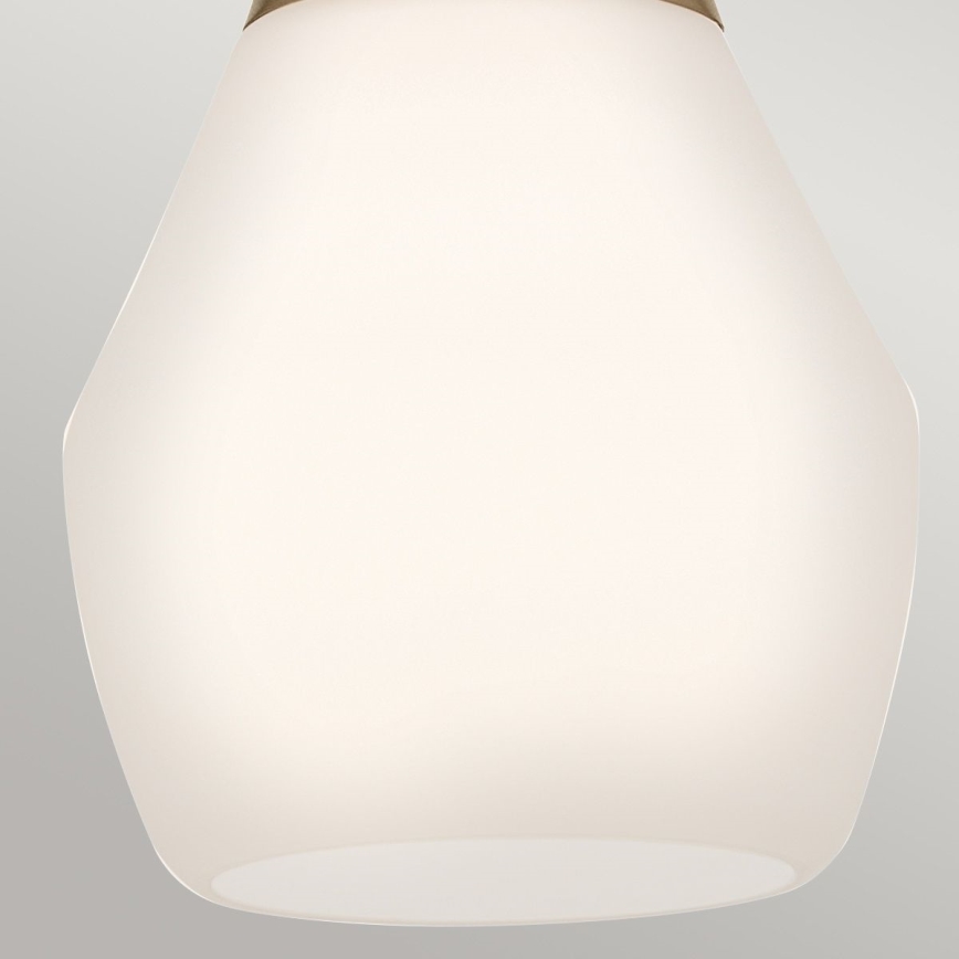 Kichler - Sietynas ant stulpo DEELA 1xE27/60W/230V diametras 17,8 cm žalvaris