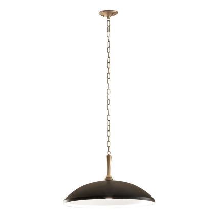 Kichler - Sietynas, kabinamas ant grandinės DELAROSA 1xE27/60W/230V juoda/žalvaris