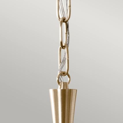 Kichler - Sietynas, kabinamas ant grandinės DELAROSA 1xE27/60W/230V juoda/žalvaris