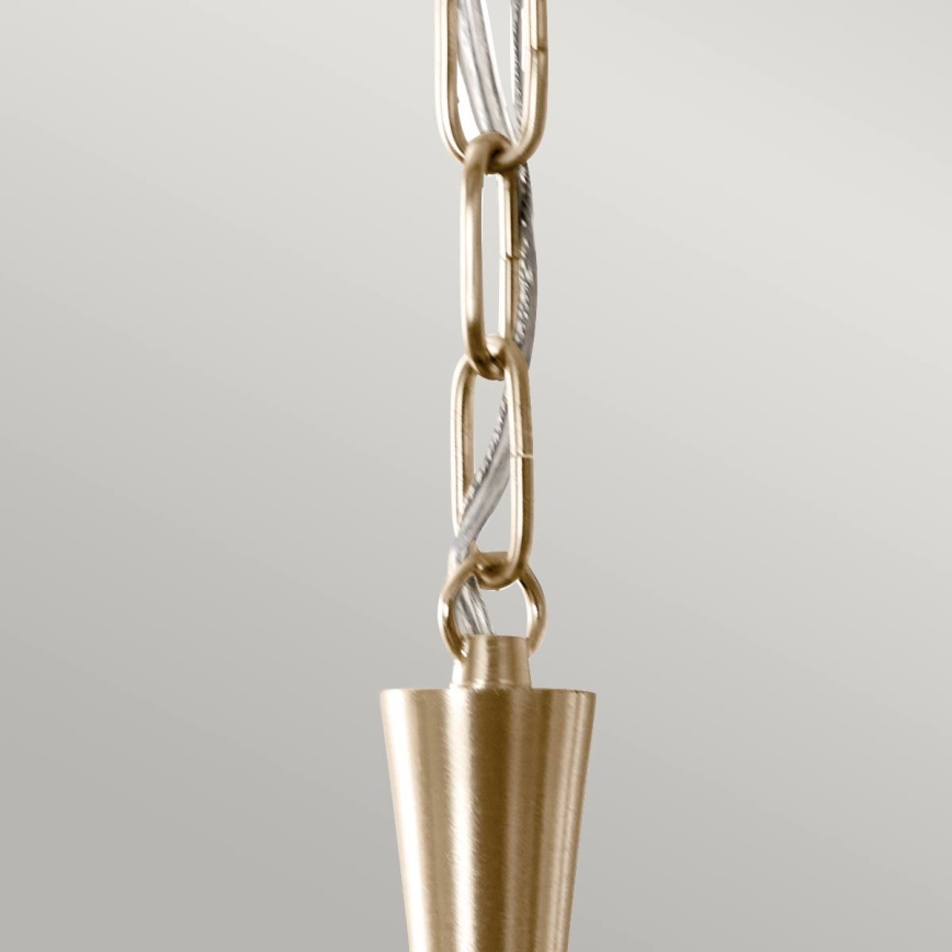 Kichler - Sietynas, kabinamas ant grandinės DELAROSA 1xE27/60W/230V juoda/žalvaris