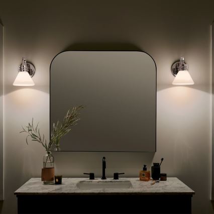 Kichler - LED Vonios sieninė lempa FARUM 1xG9/3W/230V IP44 blizgus chromas