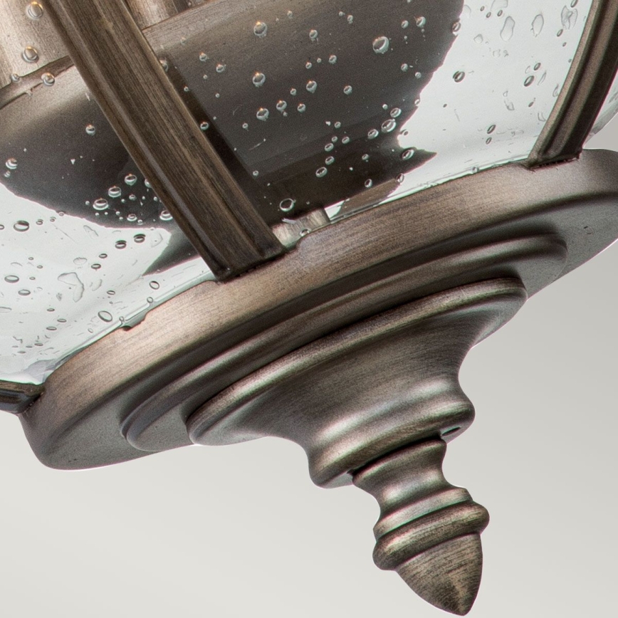 Kichler - Lauko sieninis šviestuvas HALLERON 3xE14/40W/230V IP44