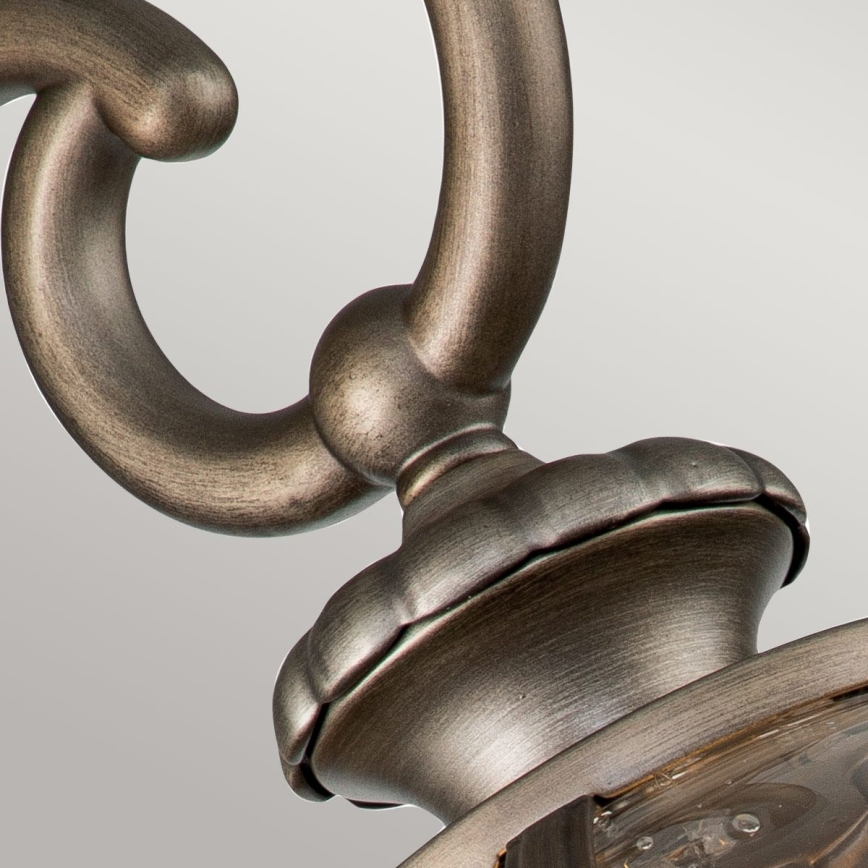 Kichler - Lauko sieninis šviestuvas HALLERON 3xE14/40W/230V IP44