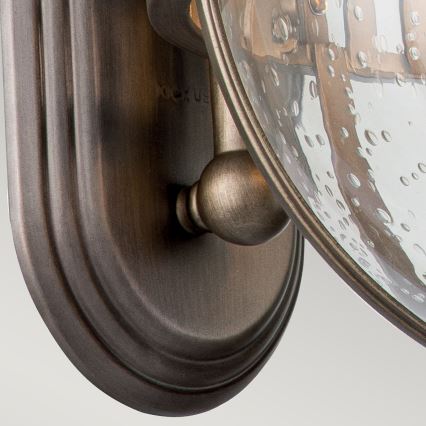 Kichler - Lauko sieninis šviestuvas HALLERON 3xE14/40W/230V IP44