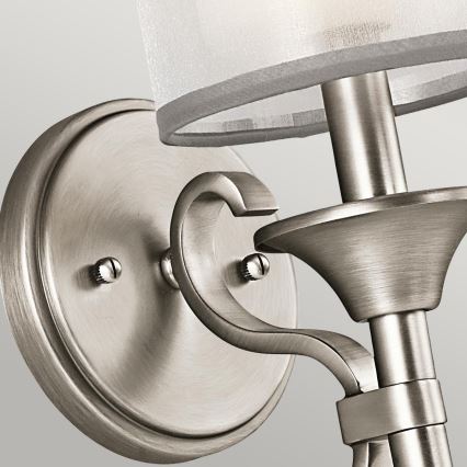 Kichler - sieninis šviestuvas LACEY 1xE14/40W/230V matinis chromas
